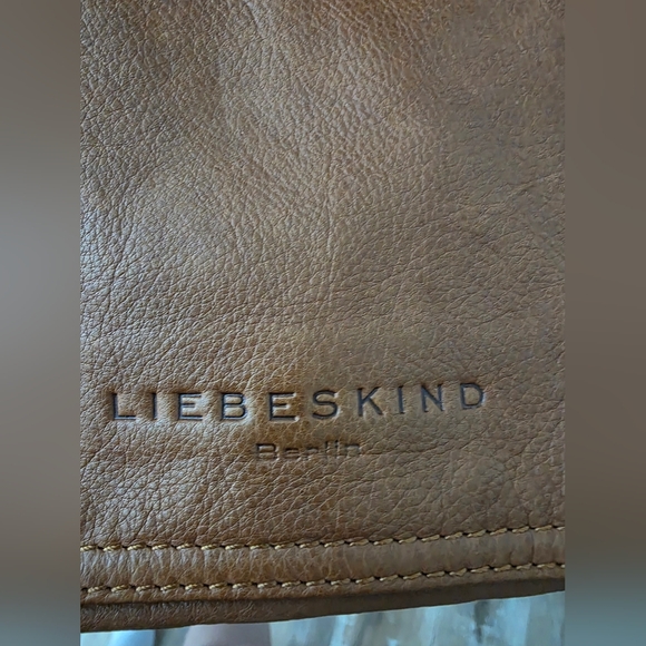 Liebeskind Tan Leather Messenger Bag - Picture 14 of 14